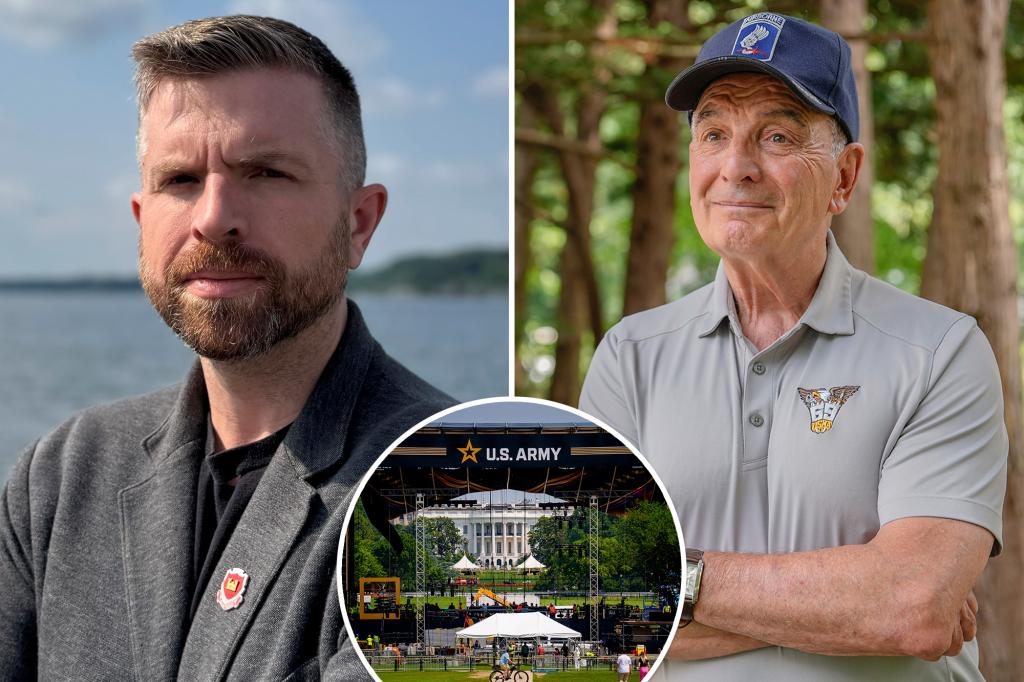 Veterans are divided over the US Army’s historic military parade being held on President Trump’s birthday