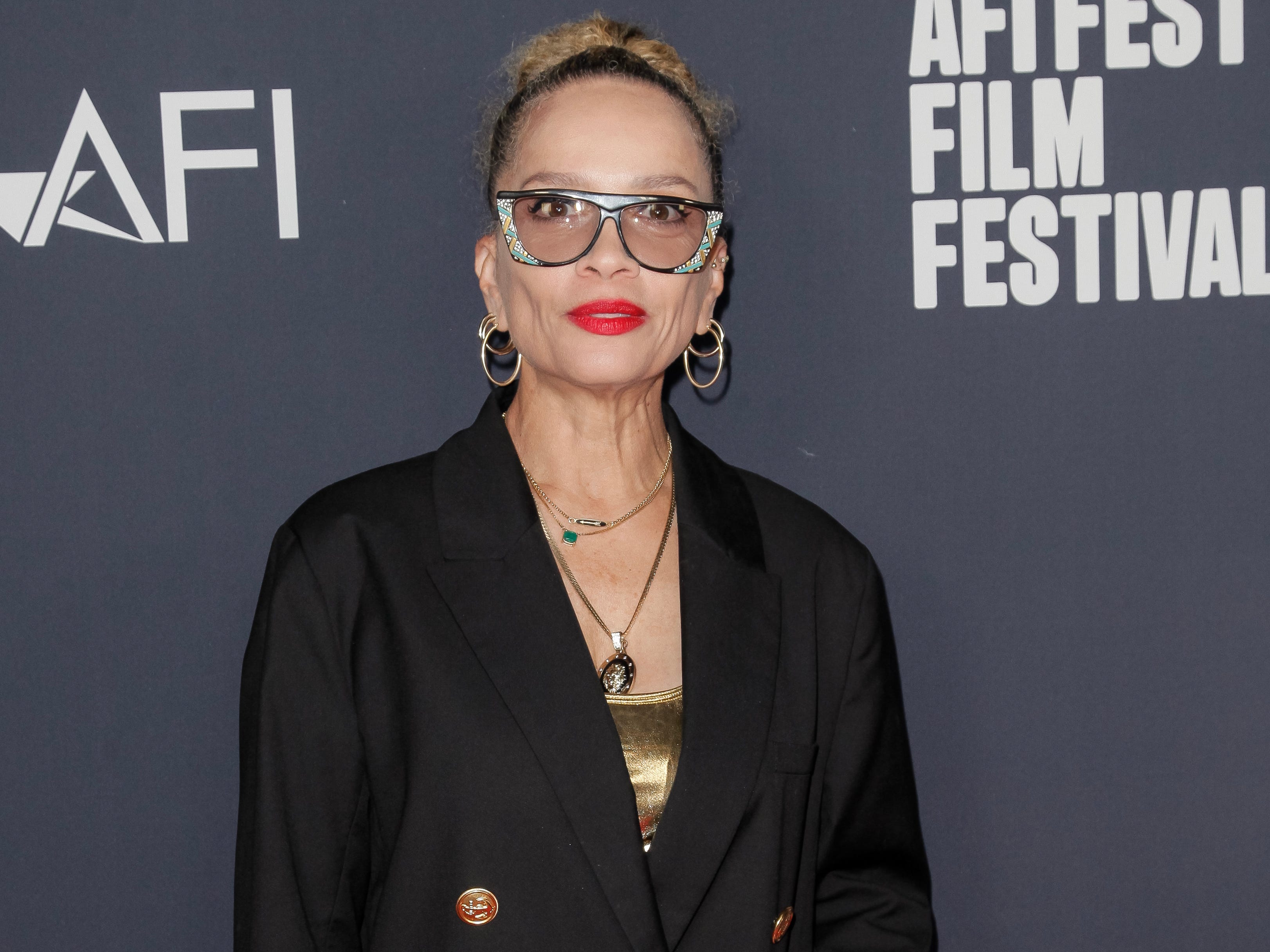 Victoria Mahoney in a dark jacket and glasses
