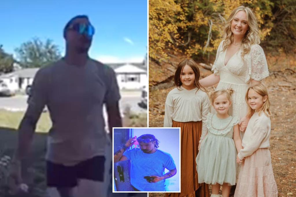 Wanted Washington dad Travis Decker seen in doorbell footage before allegedly murdering his 3 daughters