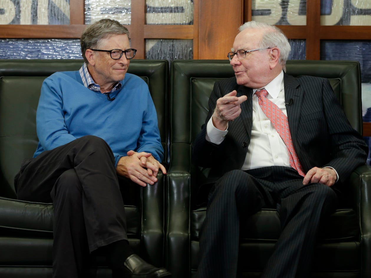 bill gates warren buffett talking