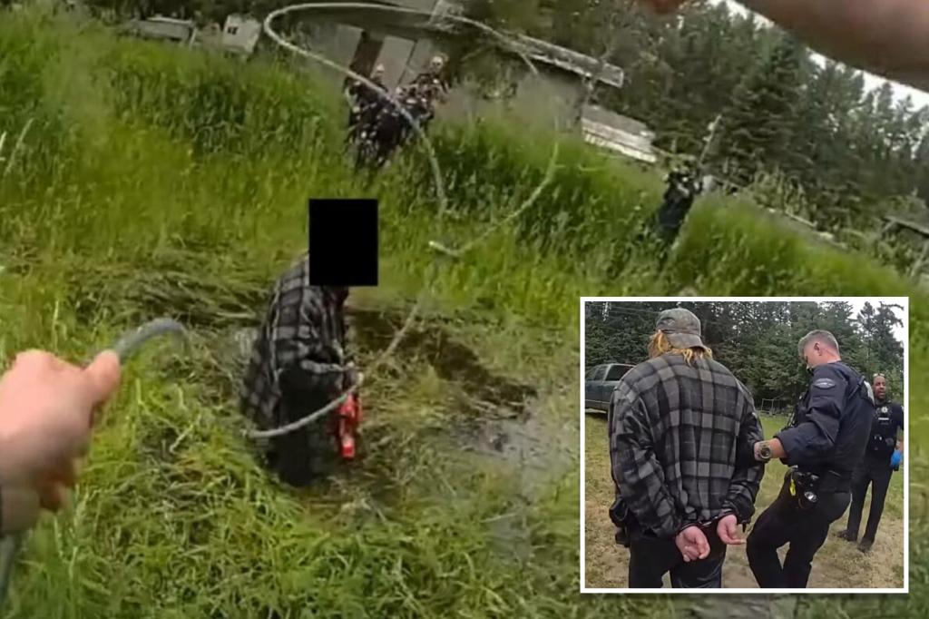 Washington deputy lassos chainsaw-wielding suspect in wild video