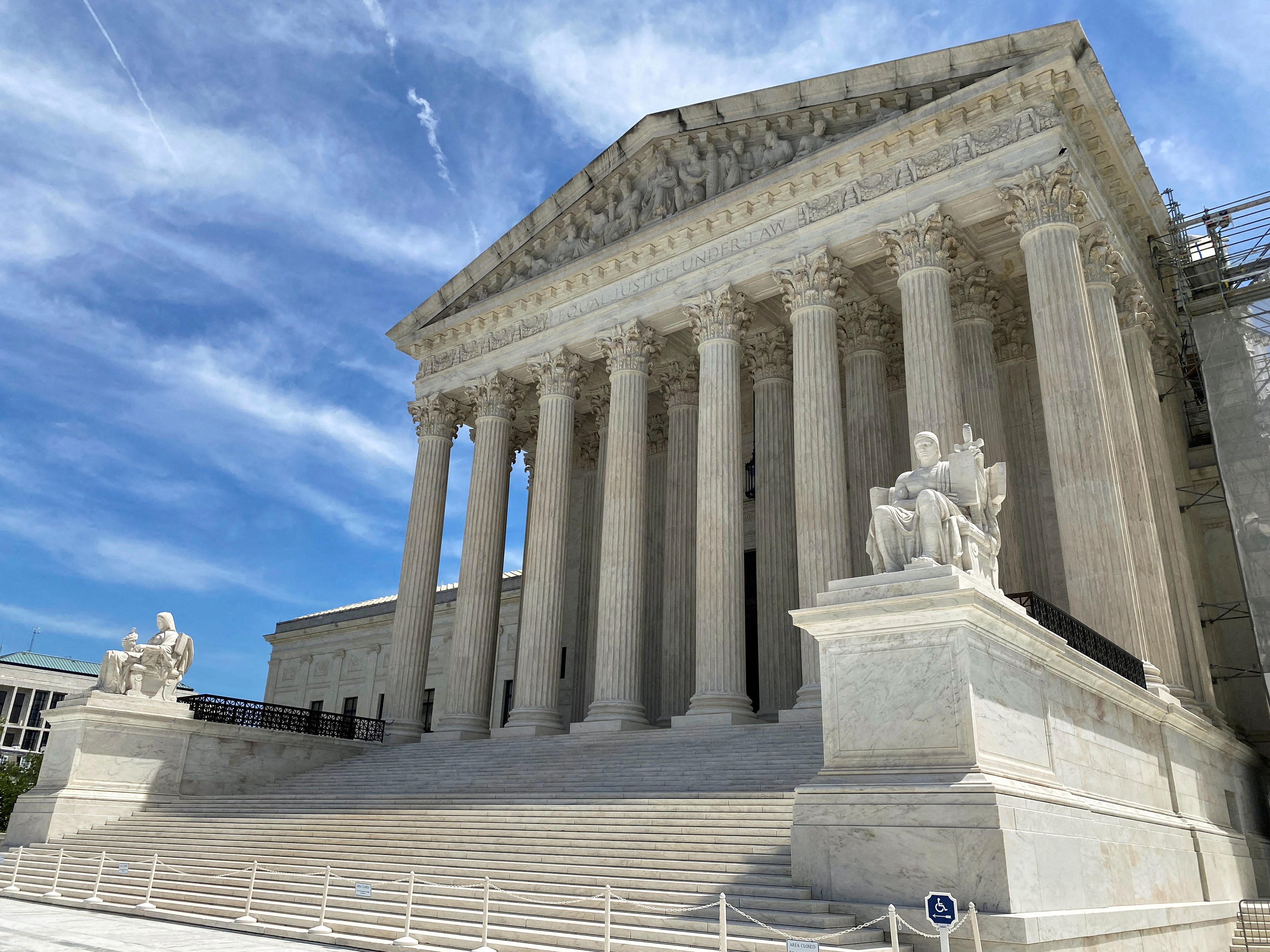 The U.S. Supreme Court building in Washington