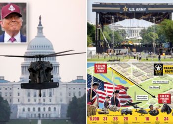 What to expect at Trump’s $45 million military parade celebrating the US Army’s 250th in DC