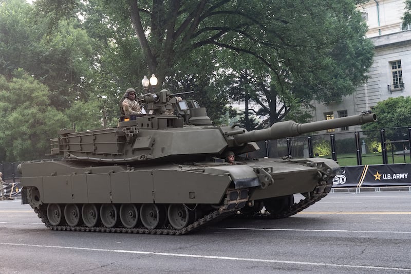 Critics had decried the estimated $45 million price tag for the parade.