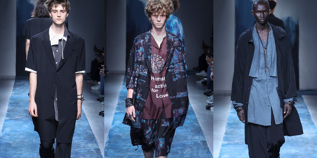 Yohji Yamamoto Pour Homme SS26 Blends Dreams, Reality and Human Nature