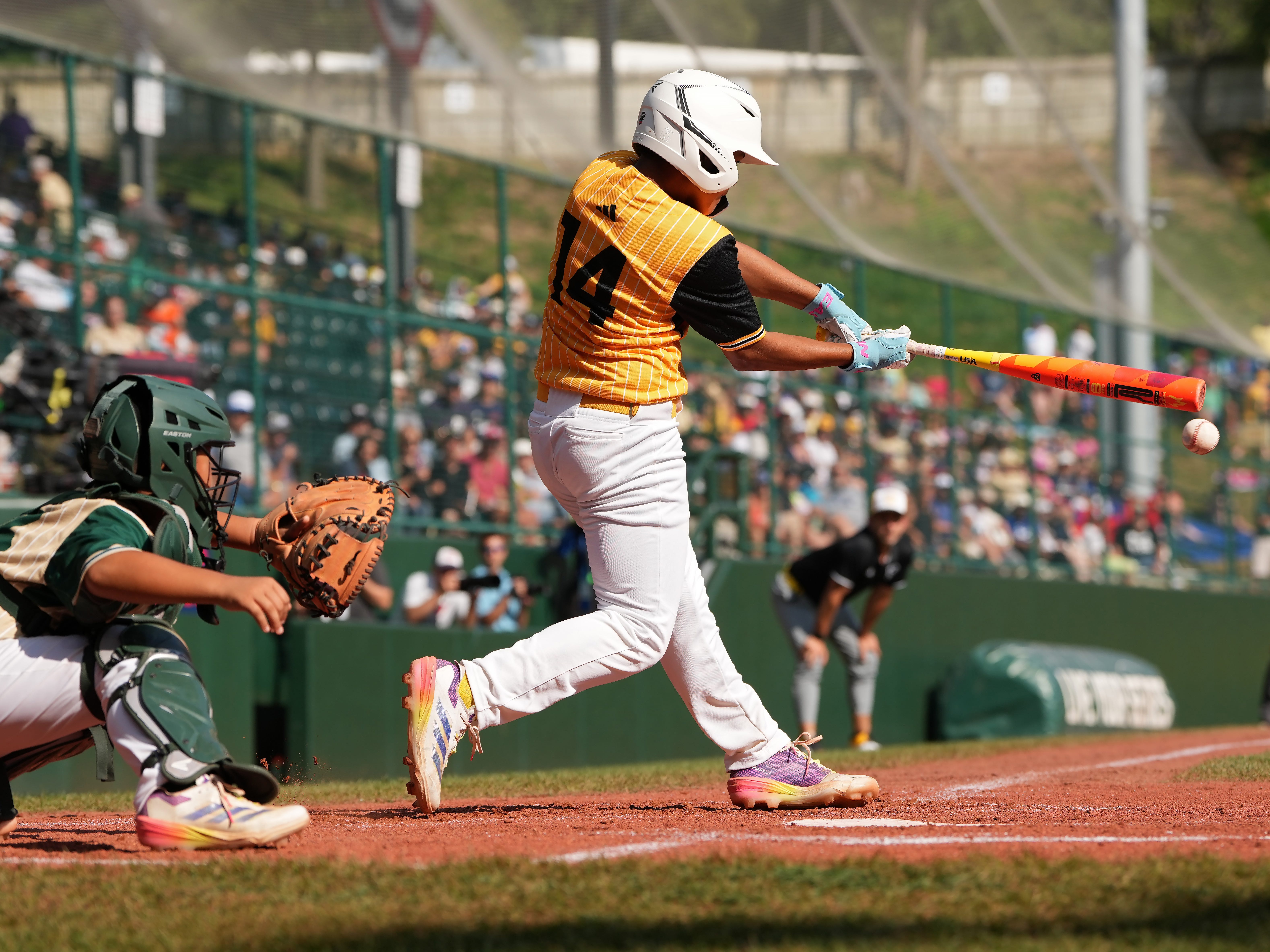 kids playing baseball in the Little League World Series.