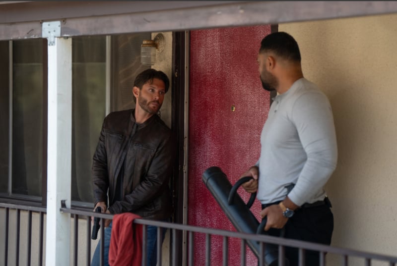 Jensen Ackles and Uli Latukefu