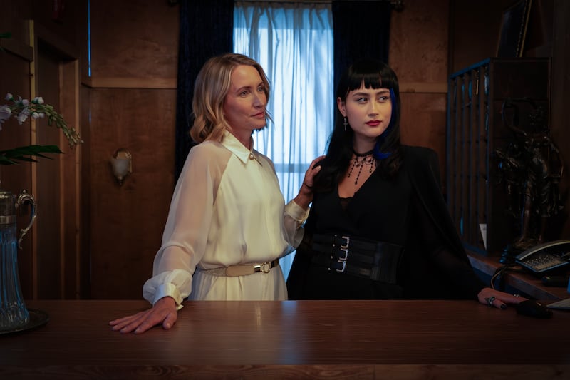 Michelle Nolden (Portia) and ) Brynn Godenir (Ruby) in Hell Motel.