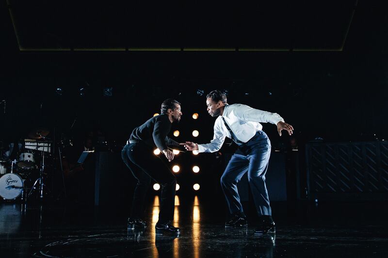 Daniel J. Watts and Dulé Hill in Lights Out.
