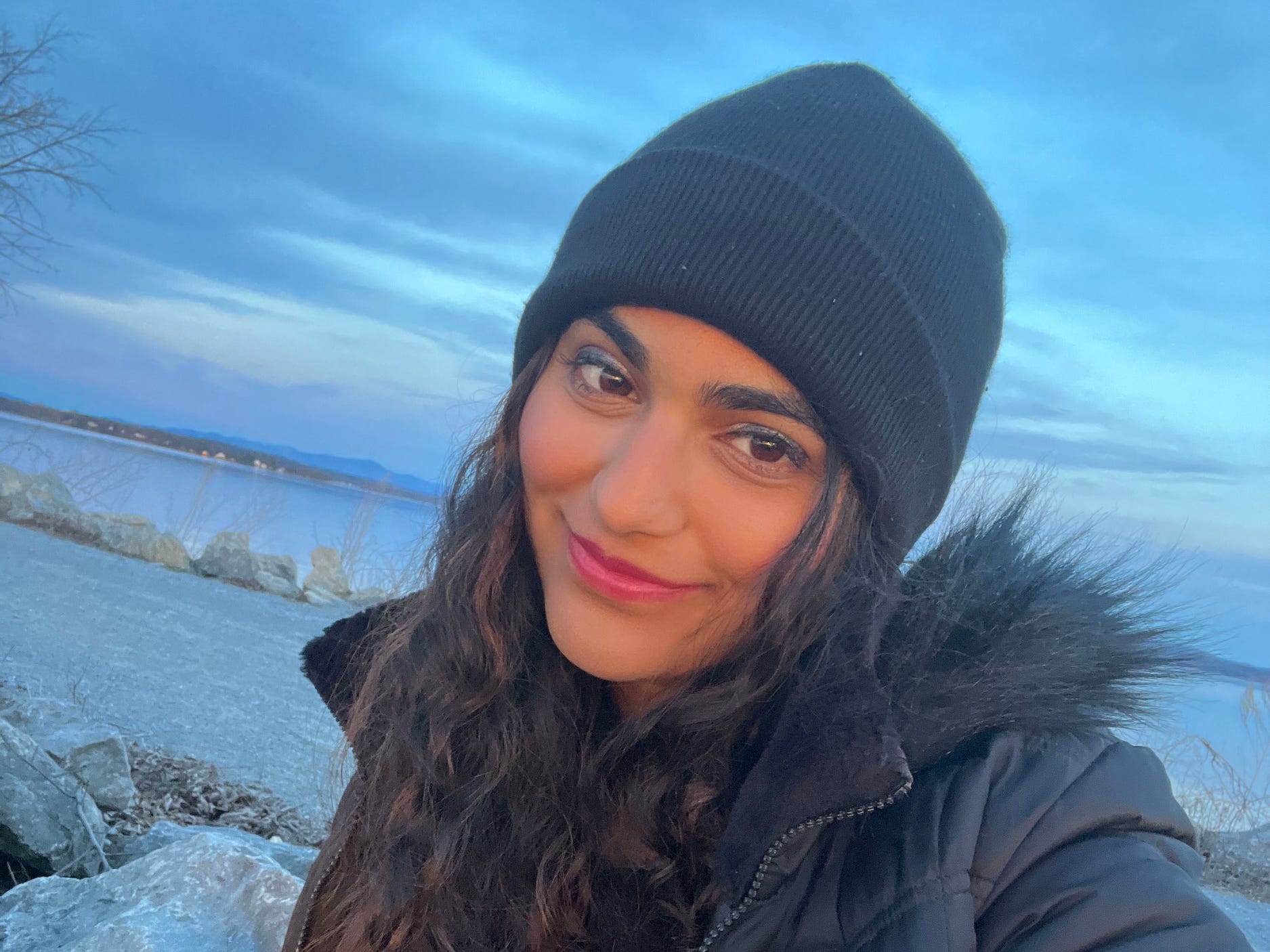 A selfie of Amrita Bhasin.
