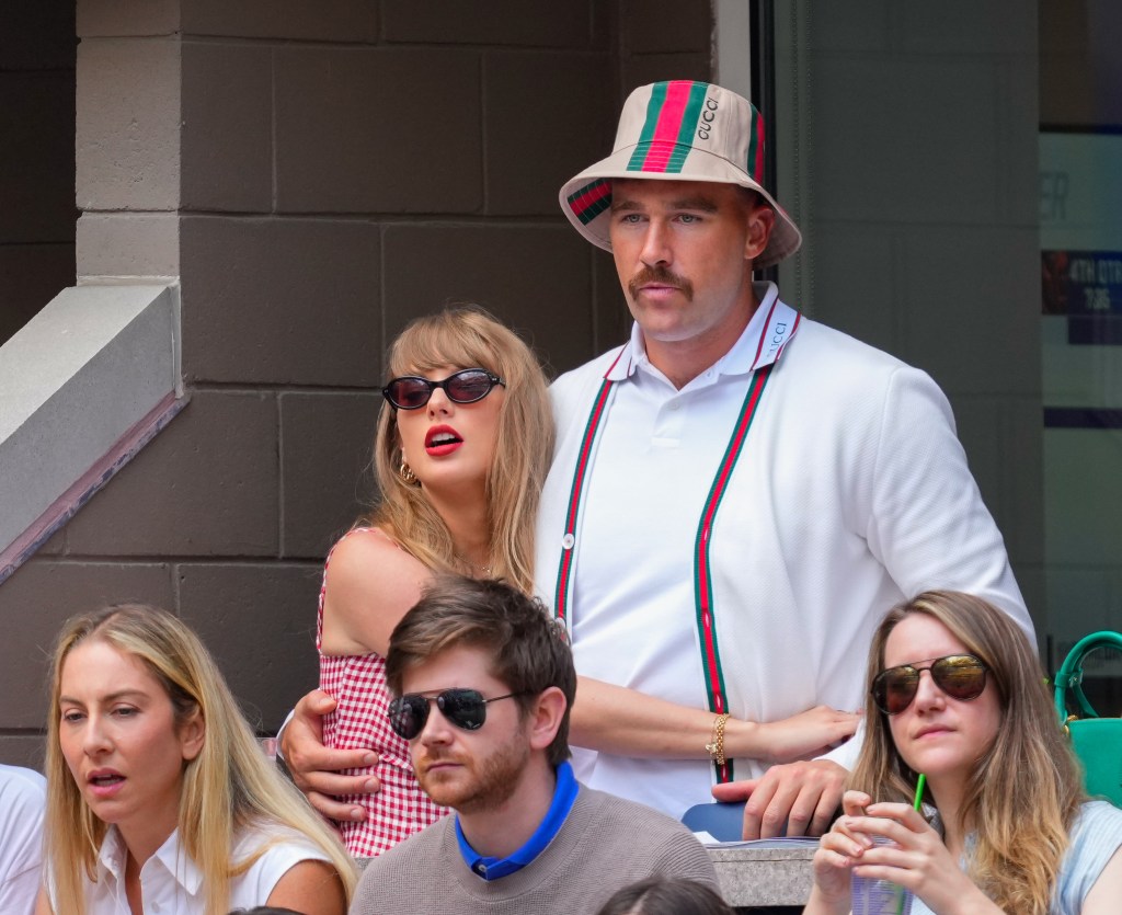 Taylor Swift and Travis Kelce at September 2024 US Open