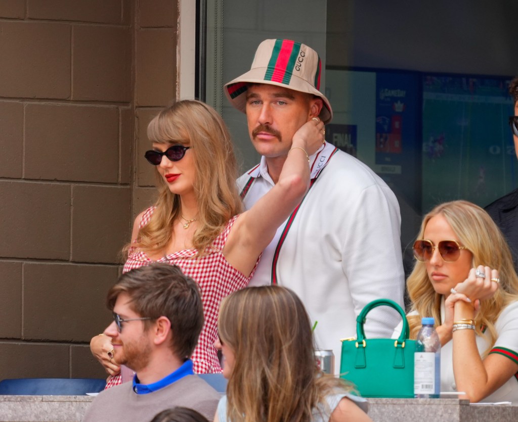 Taylor Swift and Travis Kelce at September 2024 US Open