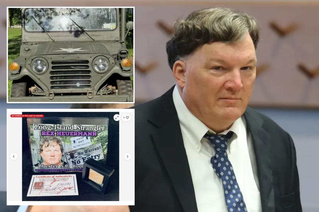Gilgo Beach ‘murderabilia’ for sale with twisted eBay offers for accused serial killer Rex Heuermann’s junk
