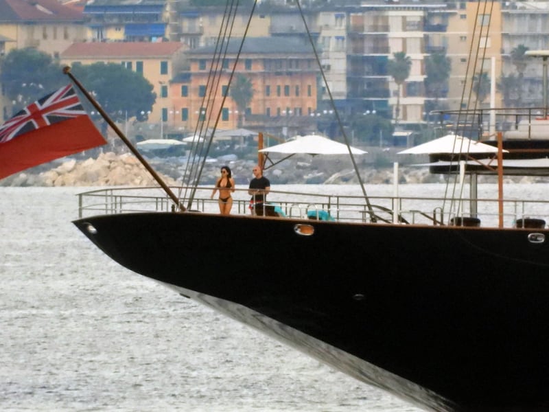 Jeff Bezos and Lauren Sánchez are reportedly taking the billionaire's superyacht to Sicily.
