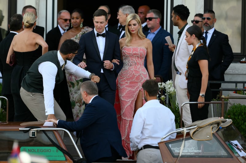 Jeff Bezos and Lauren Sánchez hosted around 200 A-listers at their wedding, including Ivanka Trump and Jared Kushner.