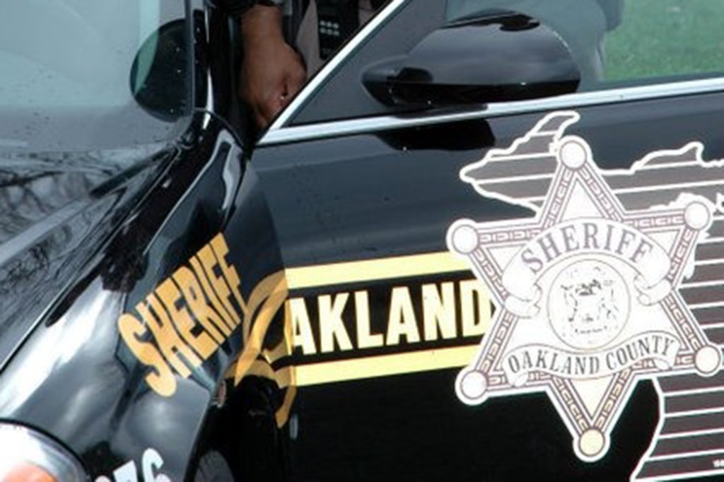 Oakland County Sheriff's vehicle.