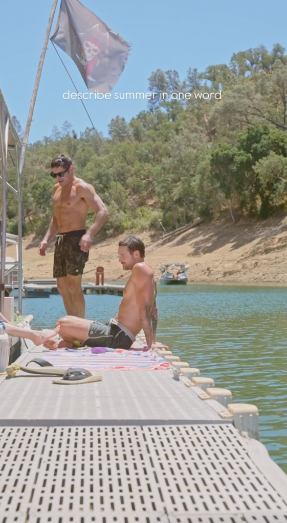 Shirtless Zac Efron and brother Dylan get wet and wild during summer day at the lake 