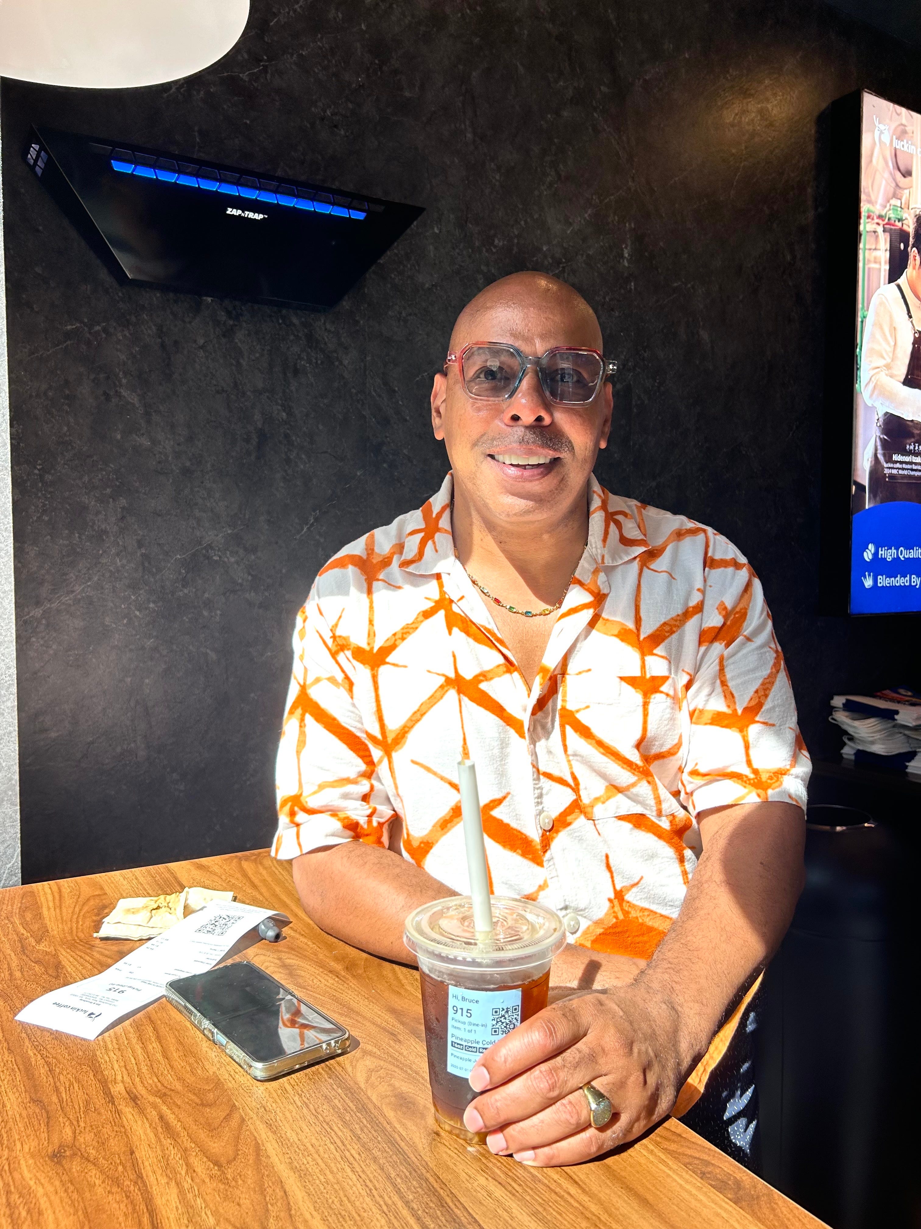 Bruce Leon at Luckin Coffee