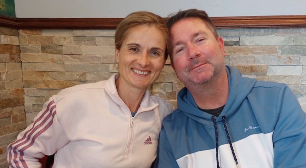 Brian Tarrance with his wife