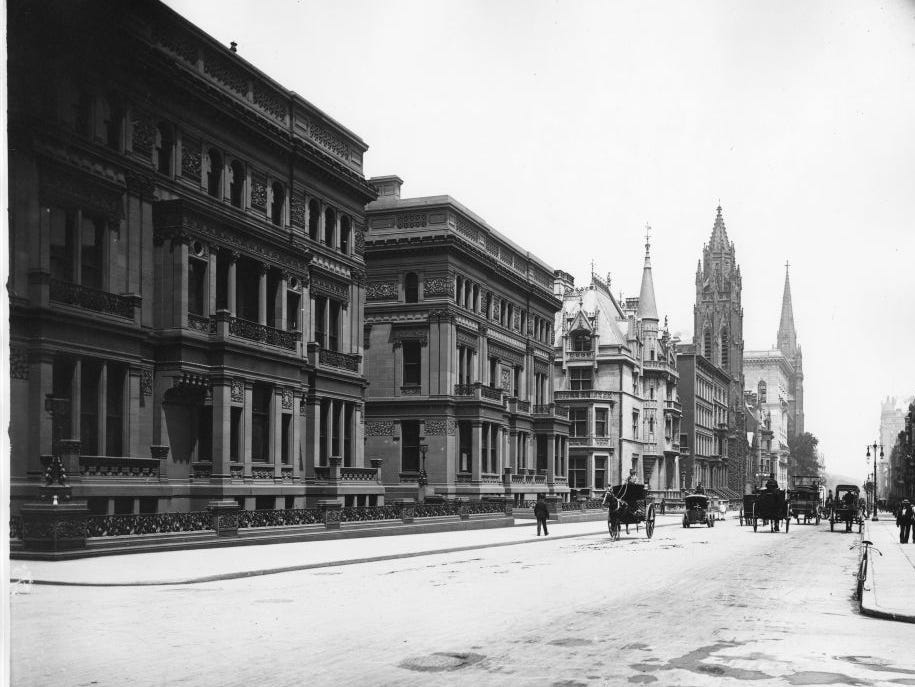 The Vanderbilt Triple Palace on 5th Avenue.