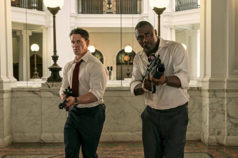 John Cena and Idris Elba
