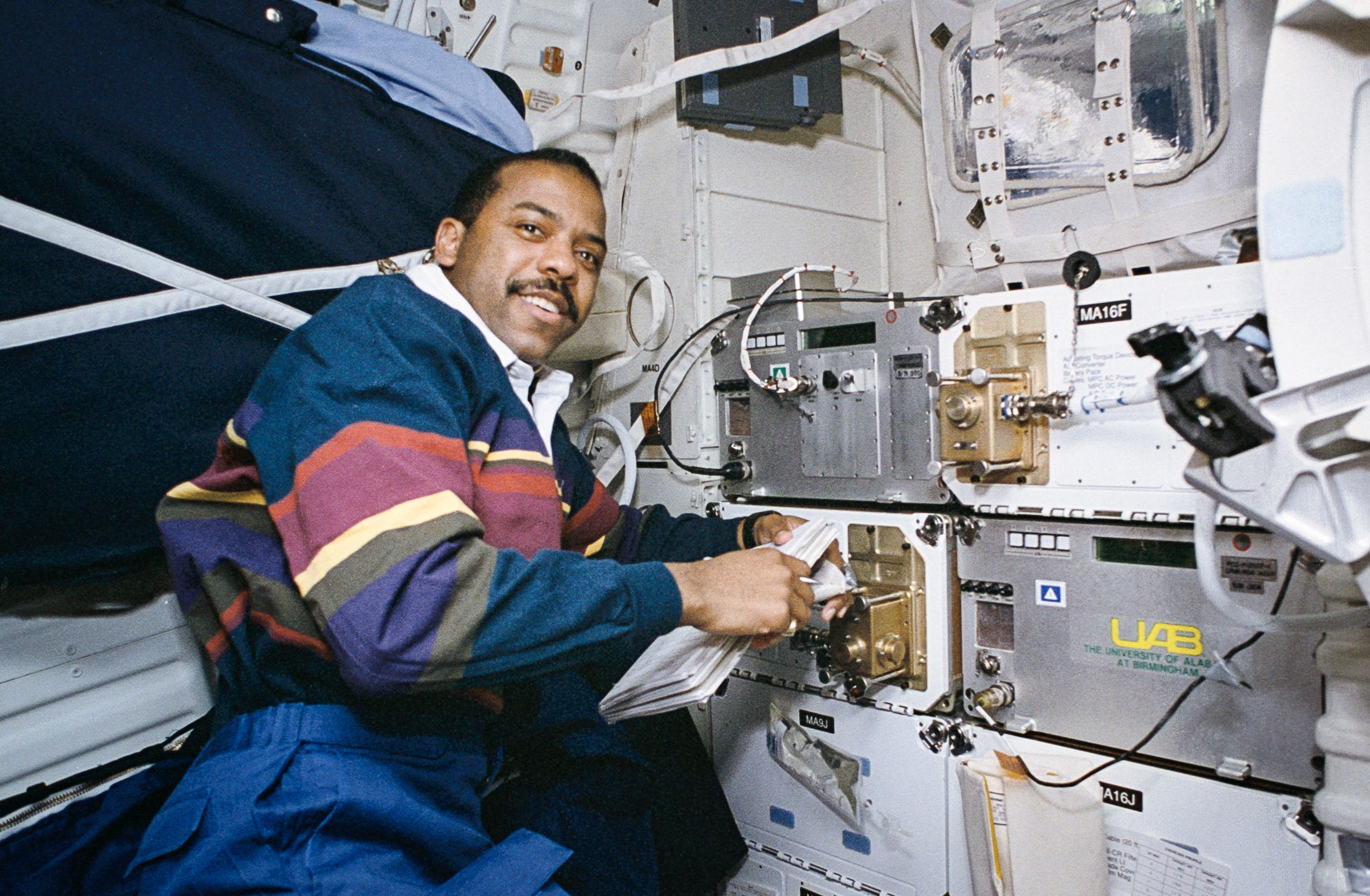 Bernard Harris was the first Black man to walk in space.