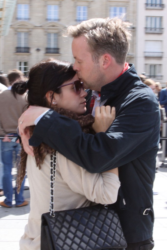 Singer Lily Allen and her husband Sam Cooper arrive at the 'Musee d'Orsay' to  visit the 'MANET' exhibition during their honeymoon in Paris on June 22, 2011 in Paris, France. 
