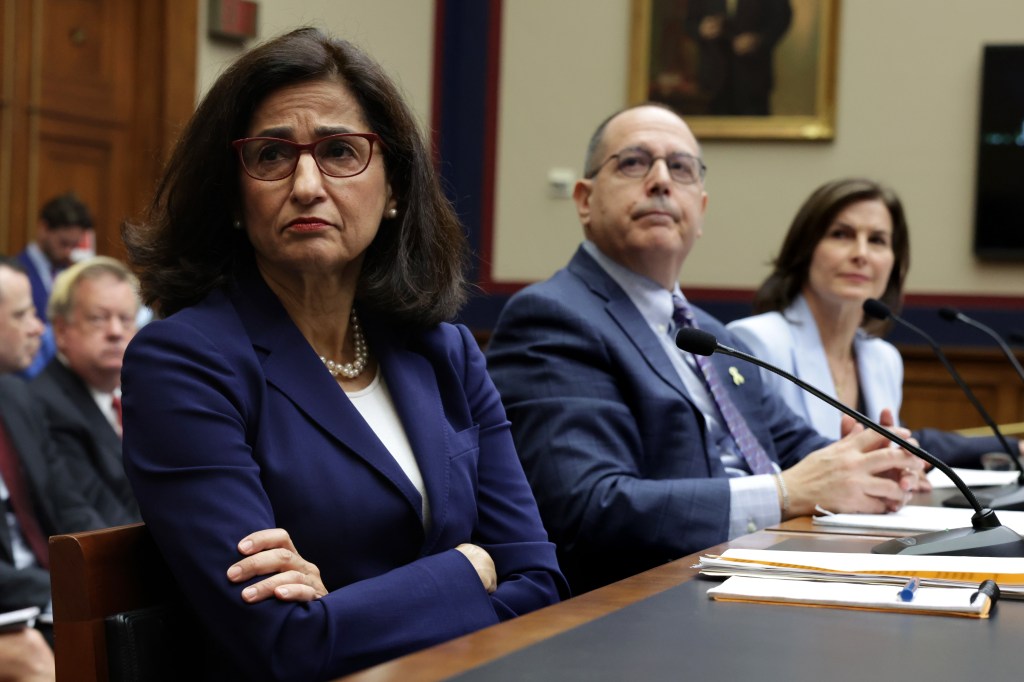 Minouche Shafik testifying before the House Committee on Education & the Workforce