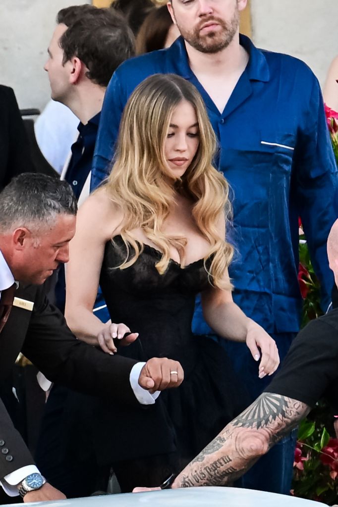 Sydney Sweeney in Venice for Jeff Bezos and Lauren Sànchez Wedding.