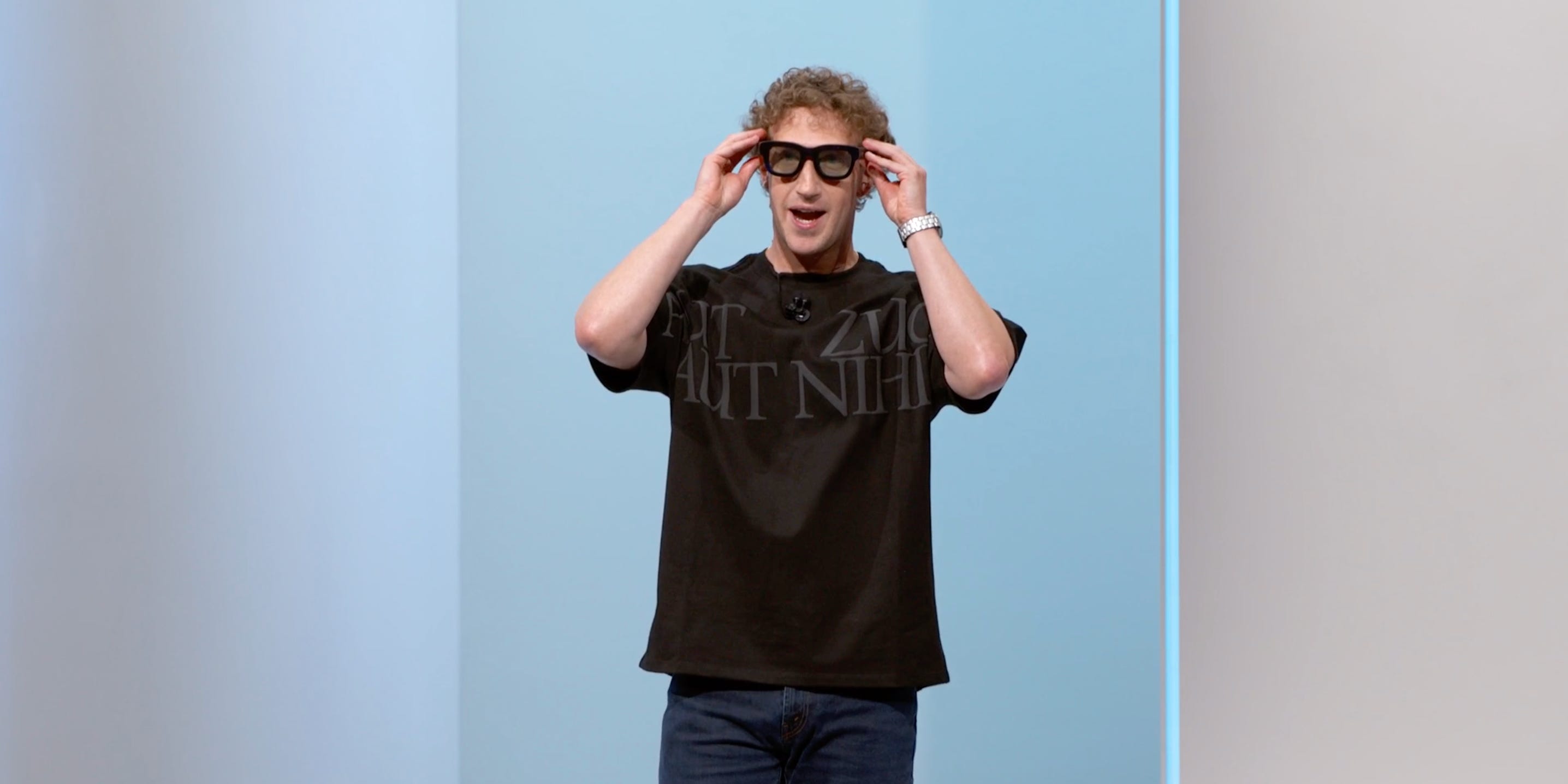 Meta Connect 2024 holographic glasses Mark Zuckerberg
