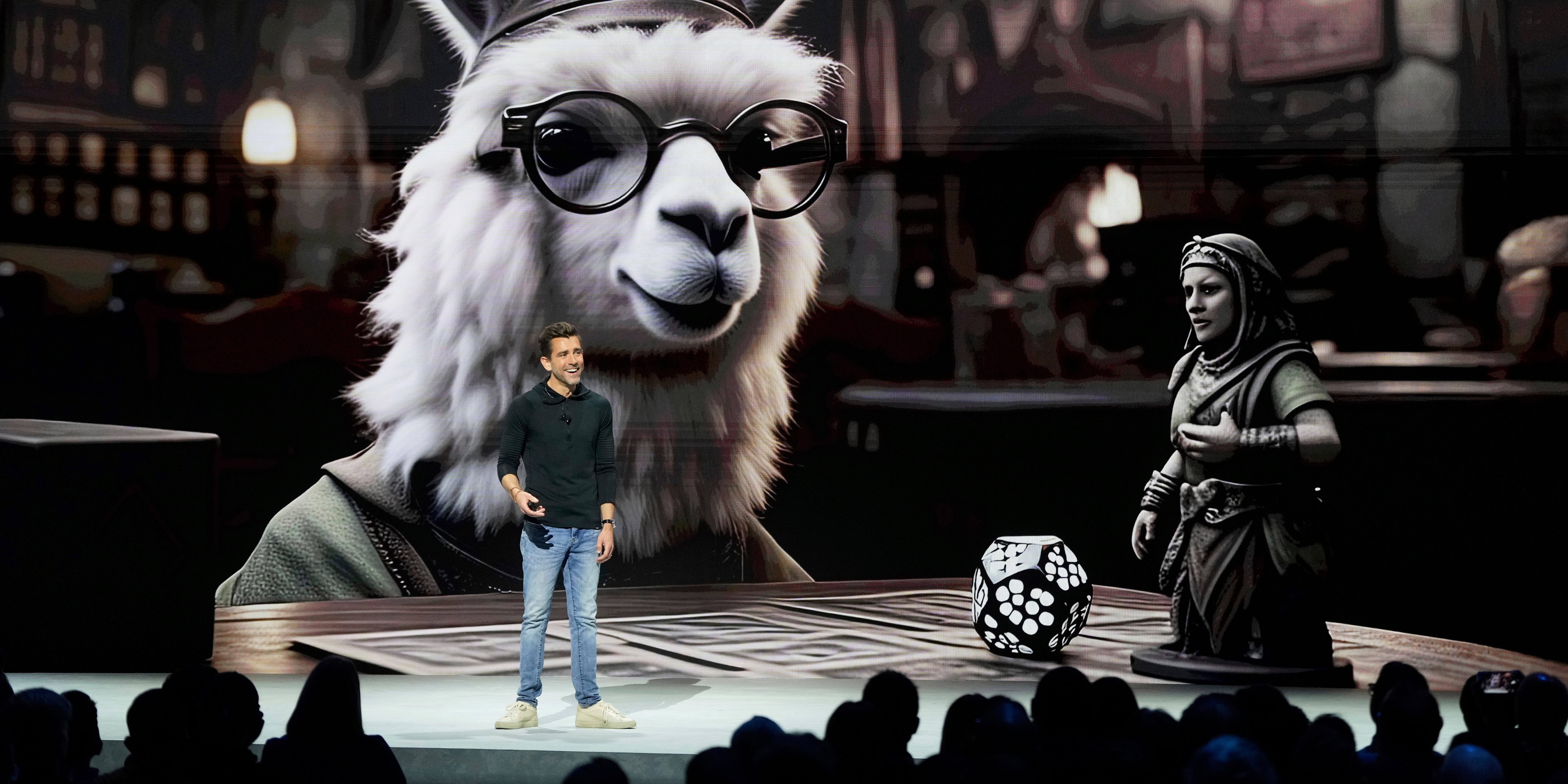 Meta Chief Product Officer Chris Cox speaks at LlamaCon 2025