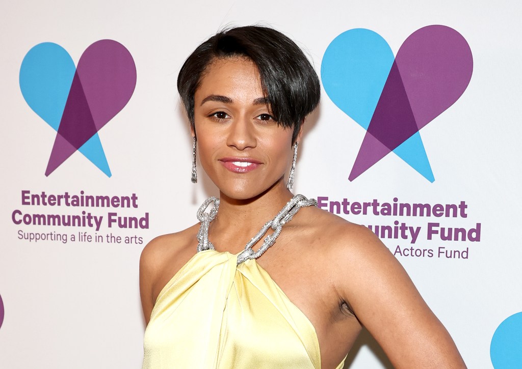 Ariana DeBose attends The Entertainment Community Fund 2025 Gala at Marriot Marquis on April 21, 2025 in New York City. 