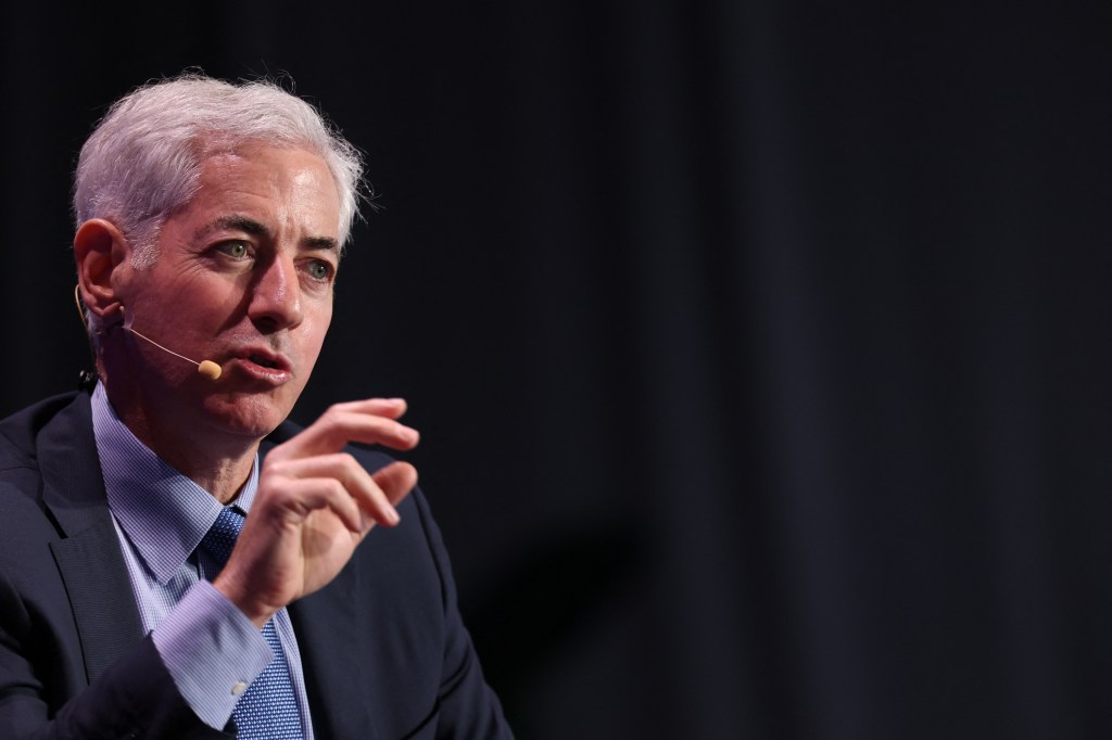Bill Ackman speaking at a conference.