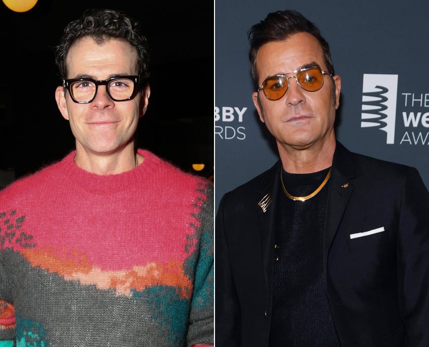 Adam Mosseri and Justin Theroux side-by-side