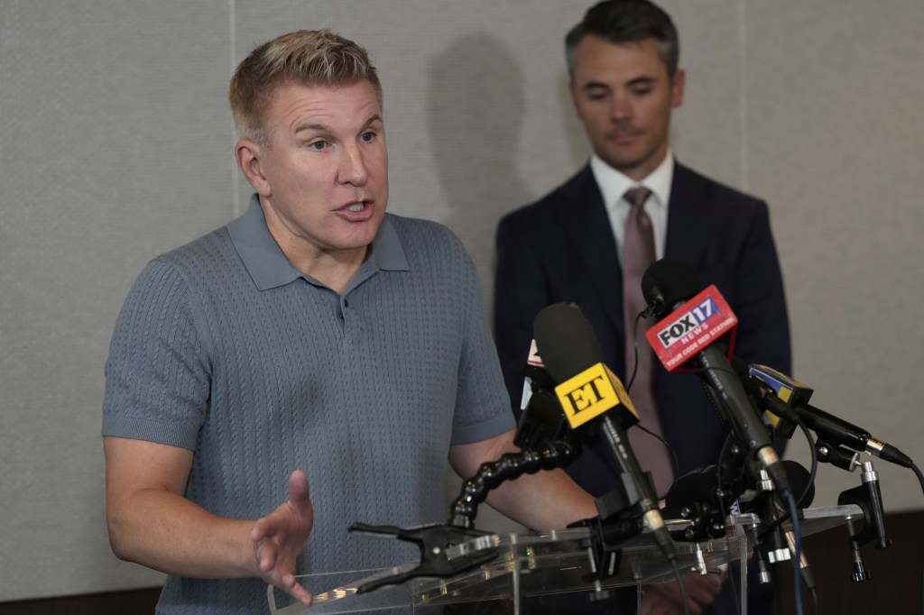 Todd Chrisley in May 2025 press conference