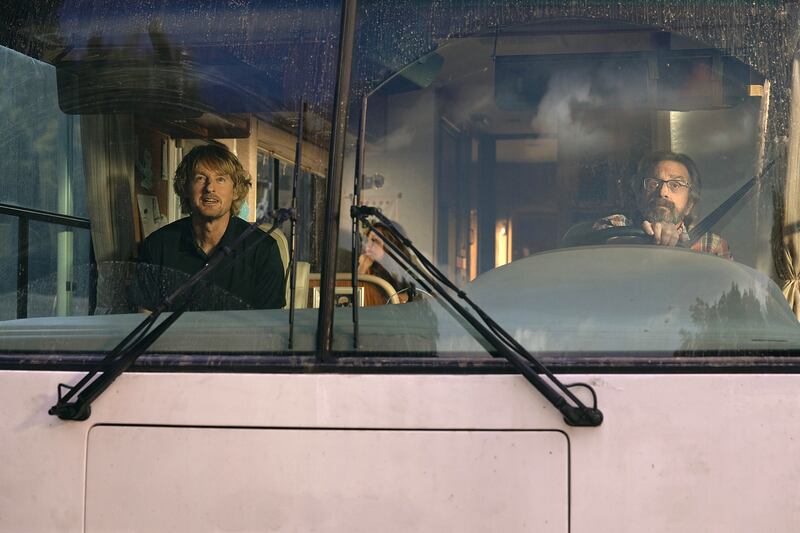 Owen Wilson and Marc Maron.