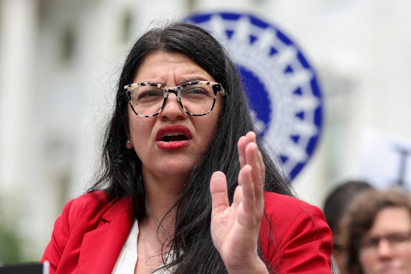 U.S. Representative Rashida Tlaib (D-MI) attacked Van Orden on X.