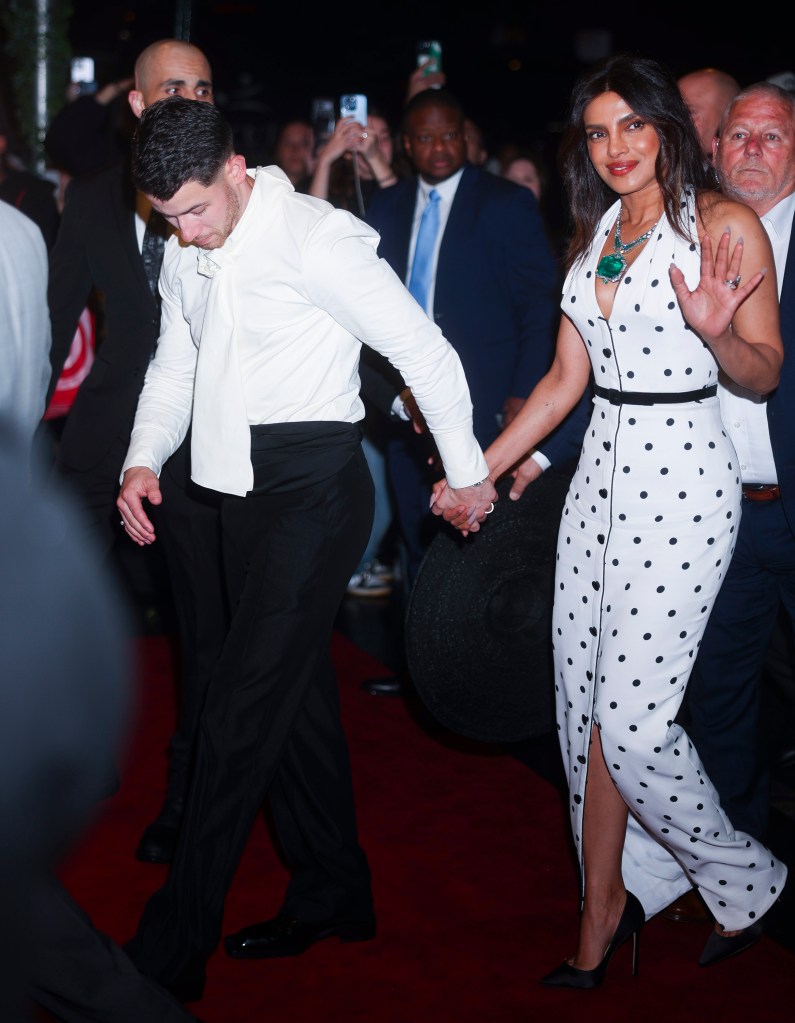 Nick Jonas and Priyanka Chopra at May 2025 Met Gala