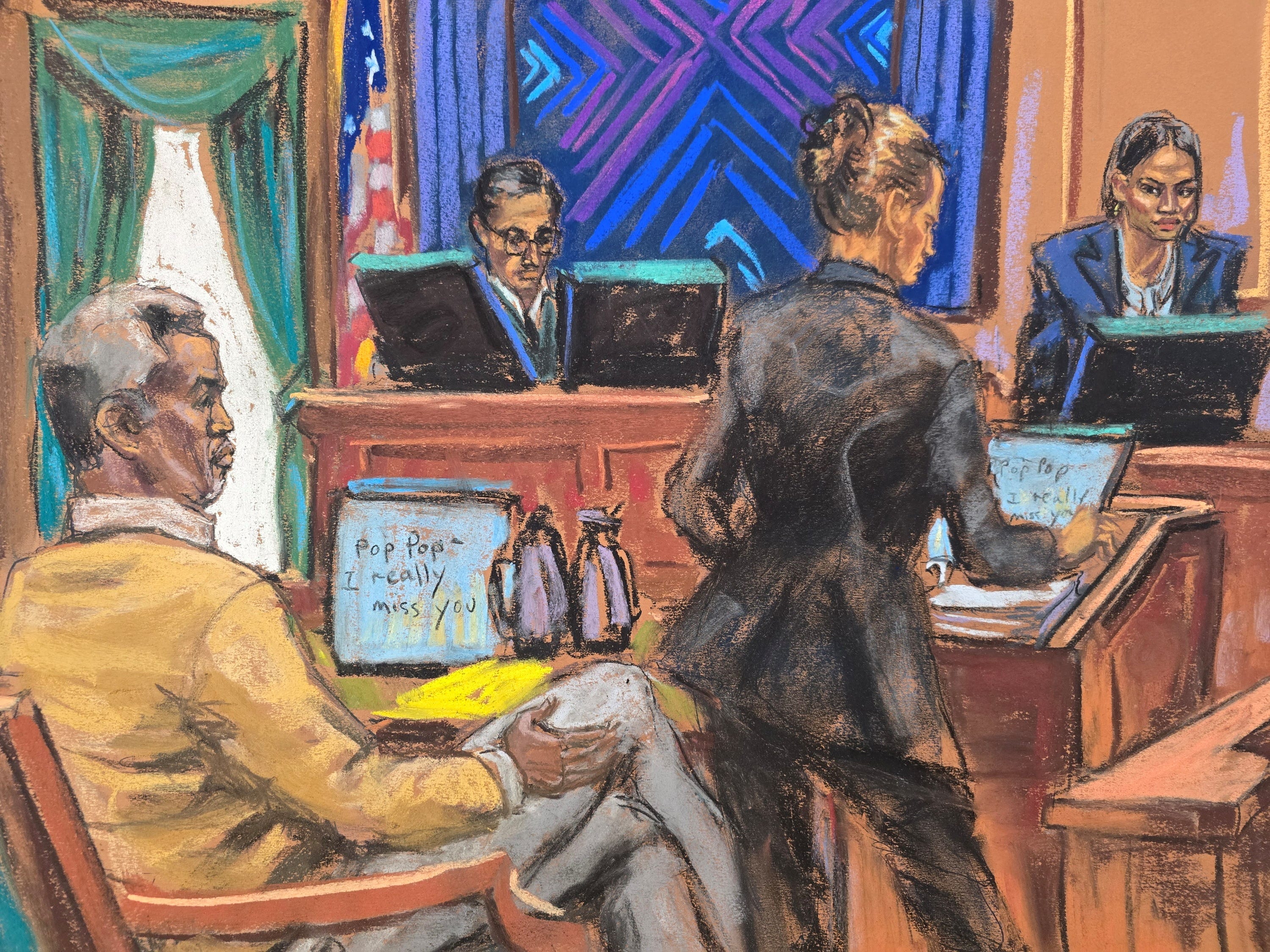 anna estevao cross examines cassie ventura at sean diddy combs trial
