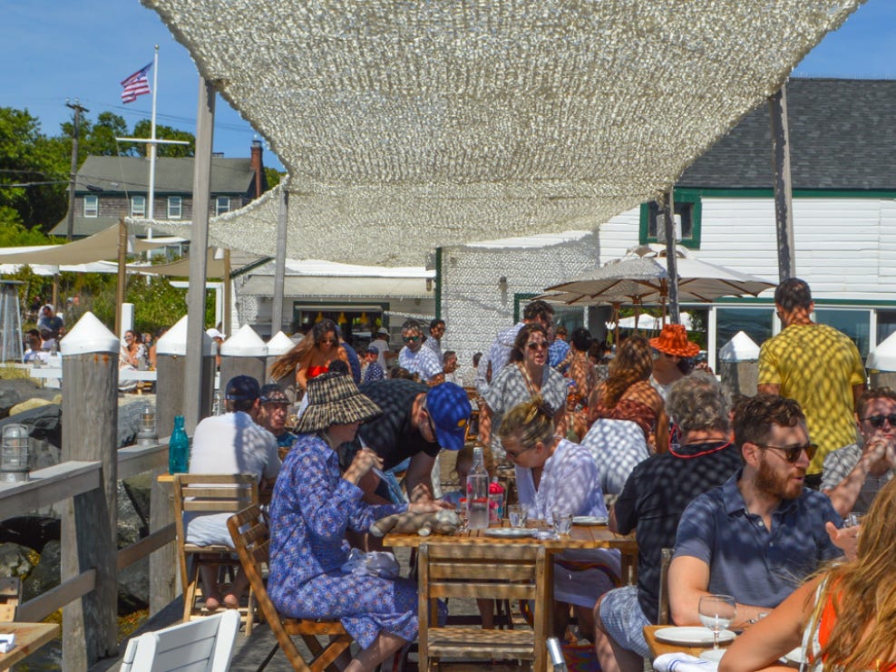 Duryea's Lobster Deck menu the hamptons