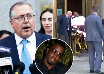 Diddy’s lawyer rushes to save seizing civilian with blood ‘pouring from his mouth’ following trial verdict