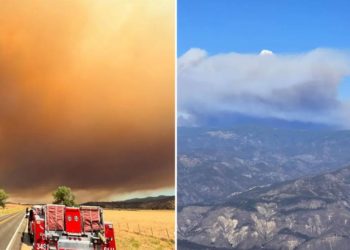 Giant ‘Madre Fire’ surges across 35,000 acres in Southern California, becoming the states largest wildfire this year