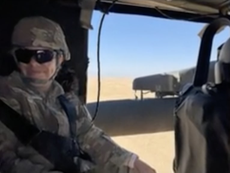 Rosa -- who was also a US Army Reservist who had just come back from deployment in Kuwait 