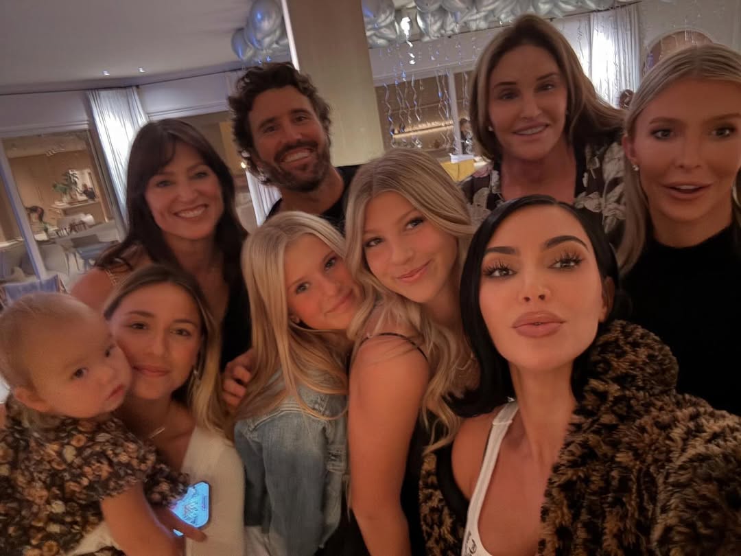 Kim Kardashian West, Caitlyn Jenner and Sophia Hutchins in Malibu