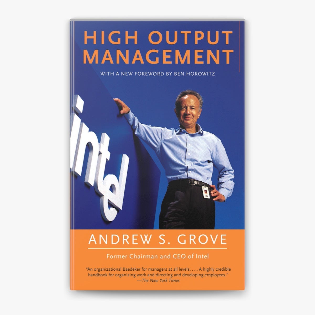"High Output Management" by Andy Grove