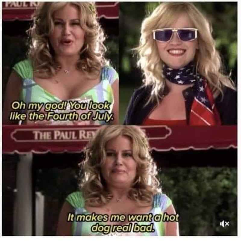 Jennifer Coolidge and Reese Witherspoon in 'Legally Blonde 2: Red, White, and Blonde'
