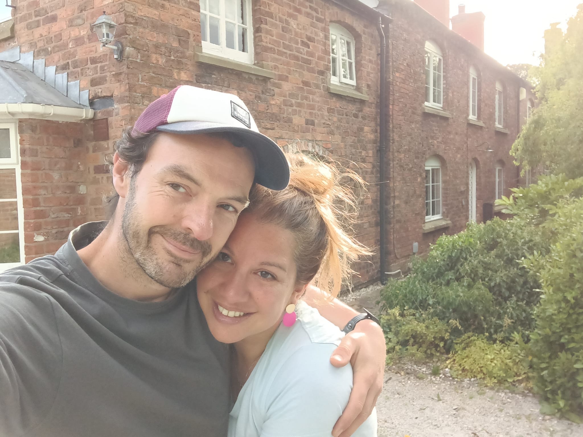 Macarena Alvarez with her husband