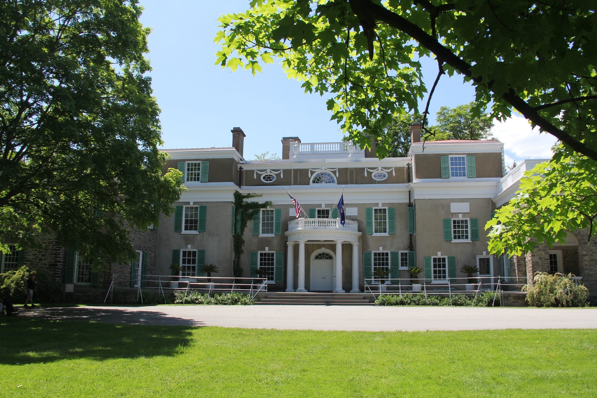 Springwood, FDR's home in Hyde Park, New York.