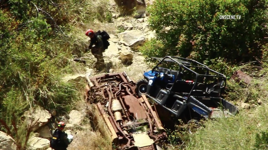Sophia Hutchins' crash scene in July 2025