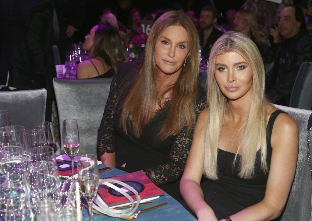Caitlyn Jenner and Sophia Hutchins in January 2018